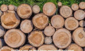 Kayu Ulin vs Kayu Jati, Bahan Populer untuk Produksi Kursi Taman